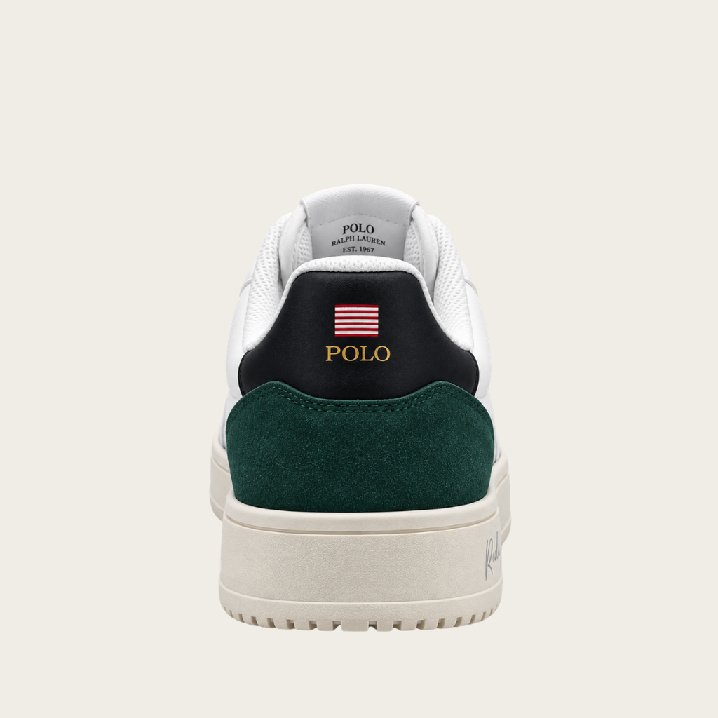 U.S. Grand Polo Court Baskets — Blanc/Vert