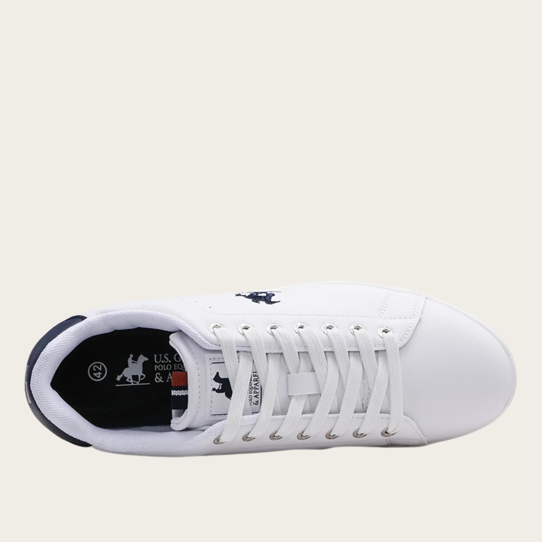 U.S. Grand Polo Classic Baskets — Blanc/Bleu