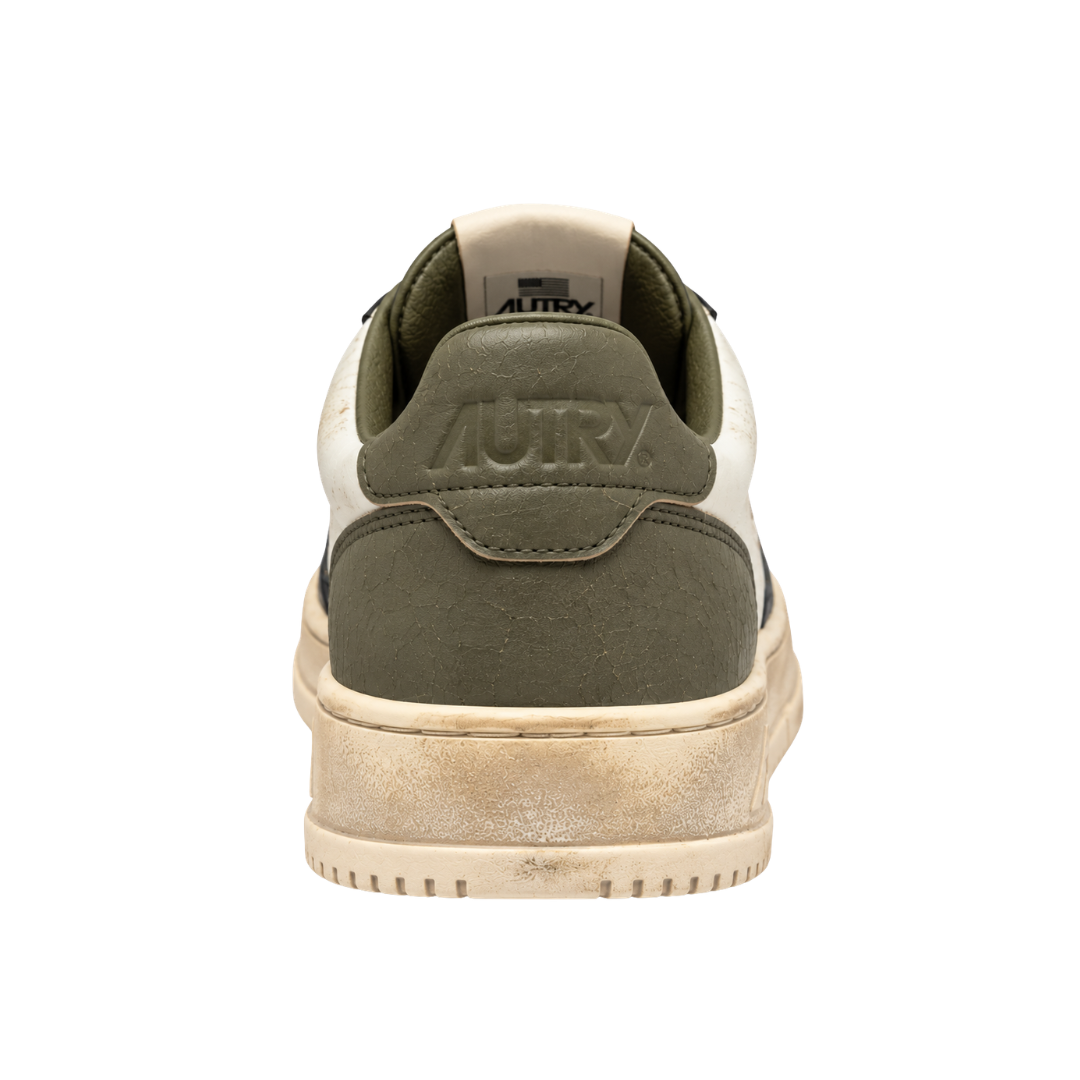 Autry Super Vintage Low | Blanc / Noir / Olive | SV46
