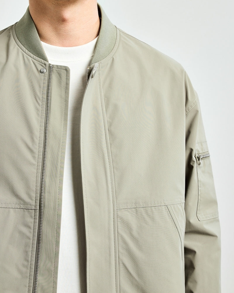 Blouson bomber minimaliste – vue 4