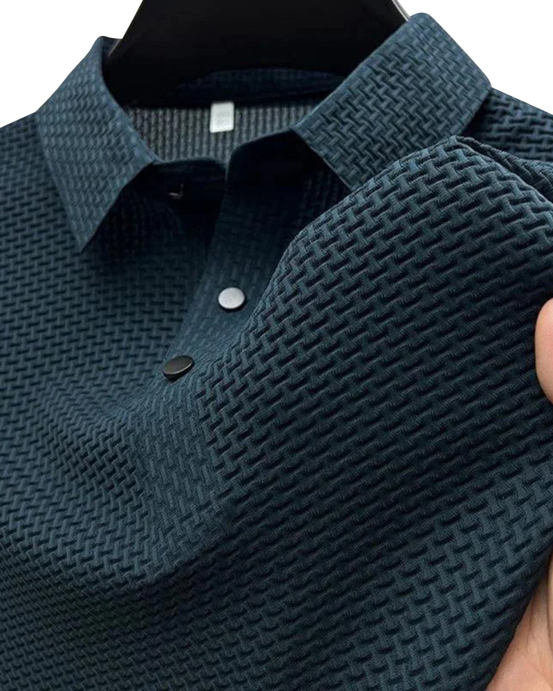 Polo Prestigio en soie infroissable – vue 8
