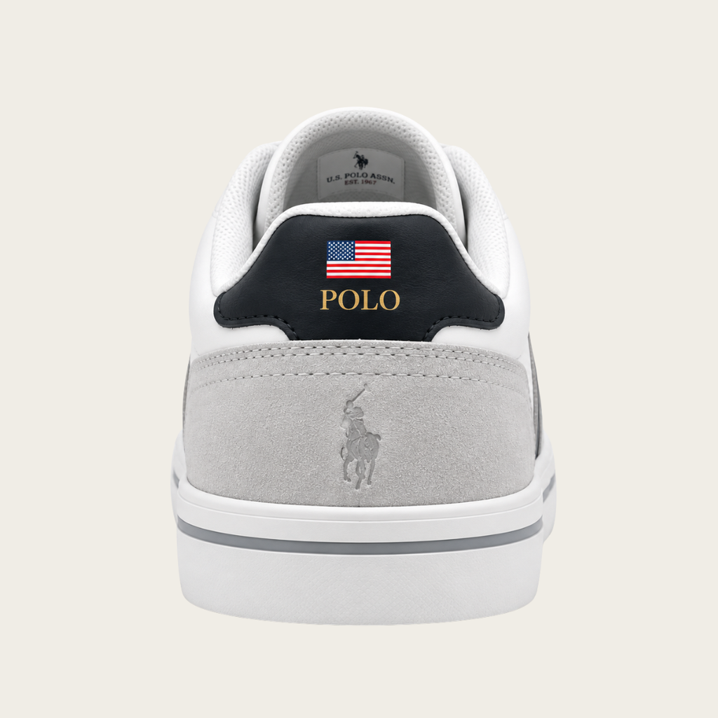 U.S. Grand Polo Stripe Baskets — Blanc