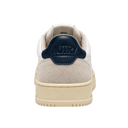 Autry Medalist Low | Blanc / Bleu marine | LS28