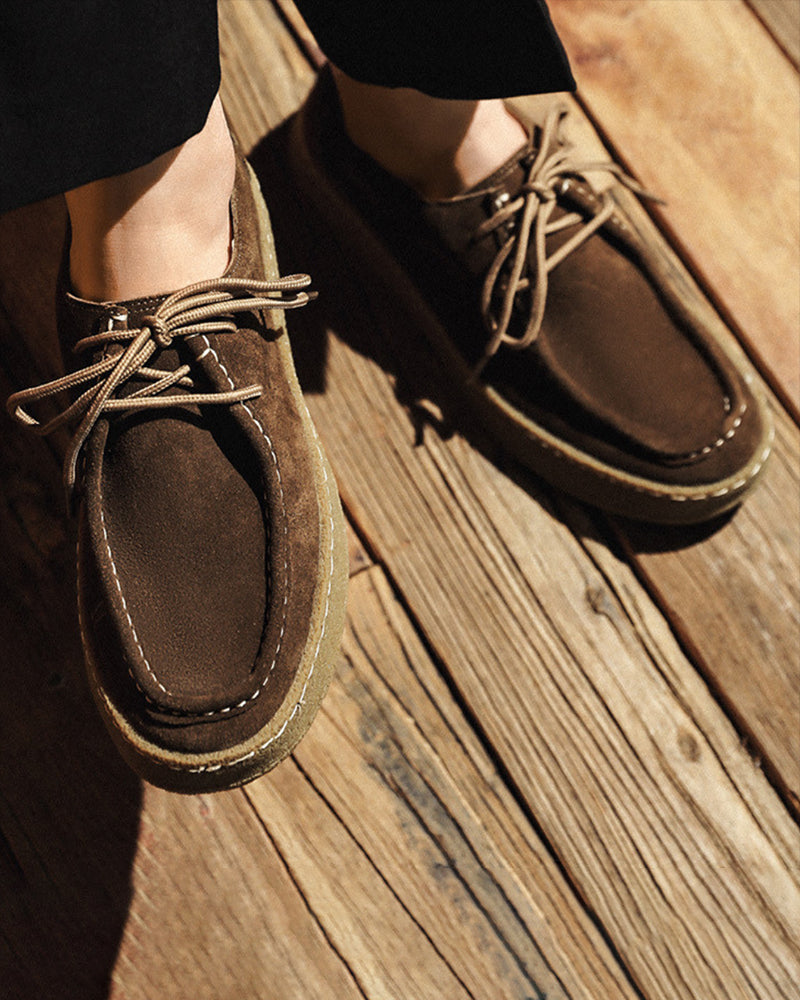 Chaussures de ville premium en daim – vue 2