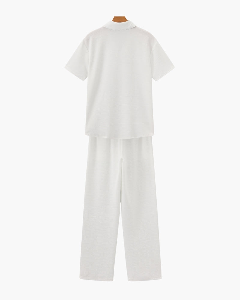 Ensemble polo et pantalon – vue 4