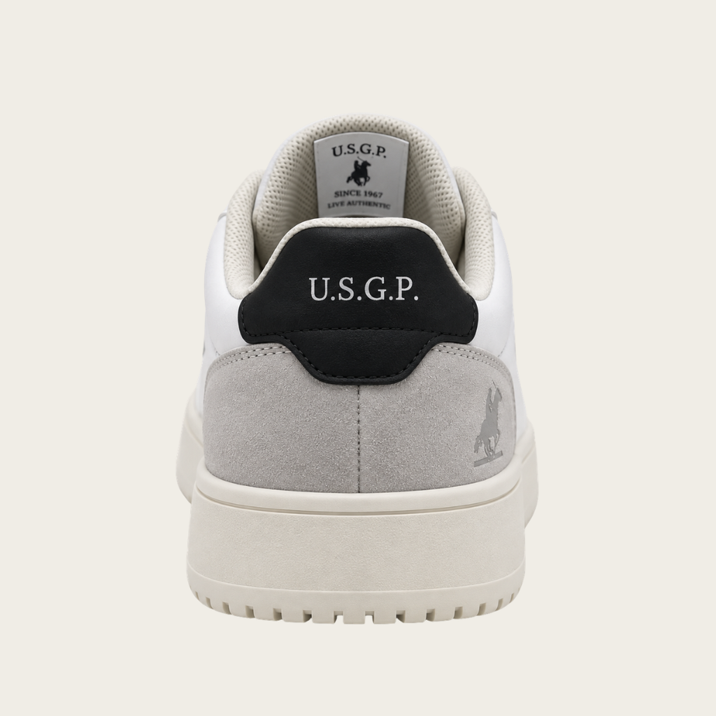 U.S. Grand Polo Retro Baskets — Blanc