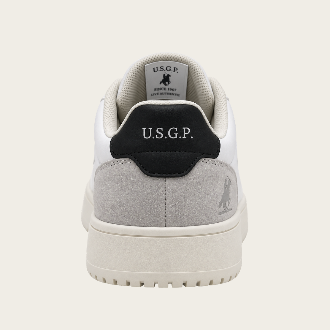 U.S. Grand Polo Retro Baskets — Blanc