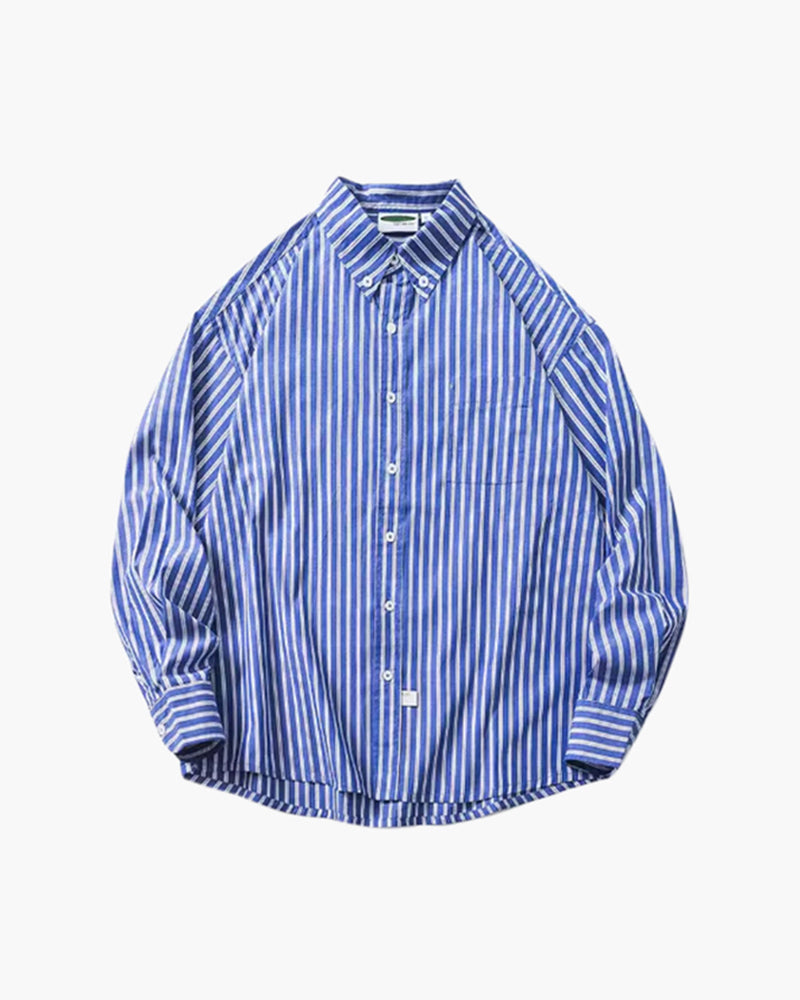 Chemise rayée oversize – vue 5