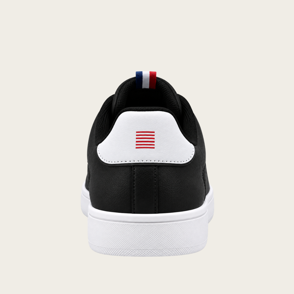 U.S. Grand Polo Classic Baskets — Noir/Blanc