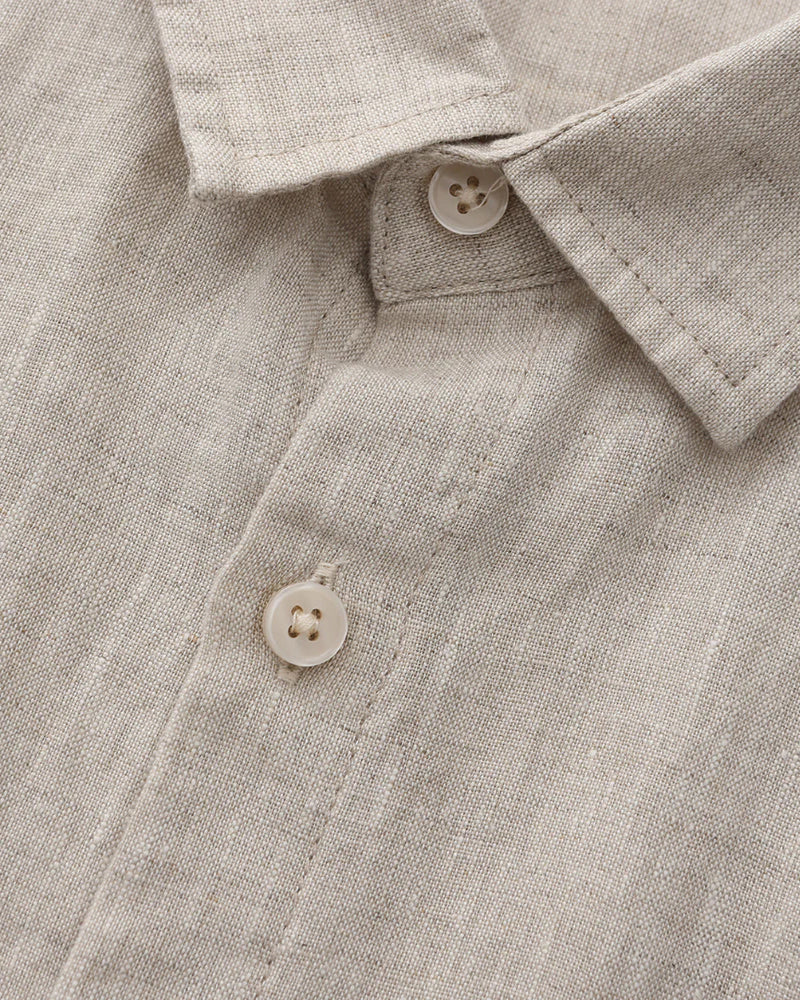 Chemise Cape Town en lin à manches courtes – vue 6
