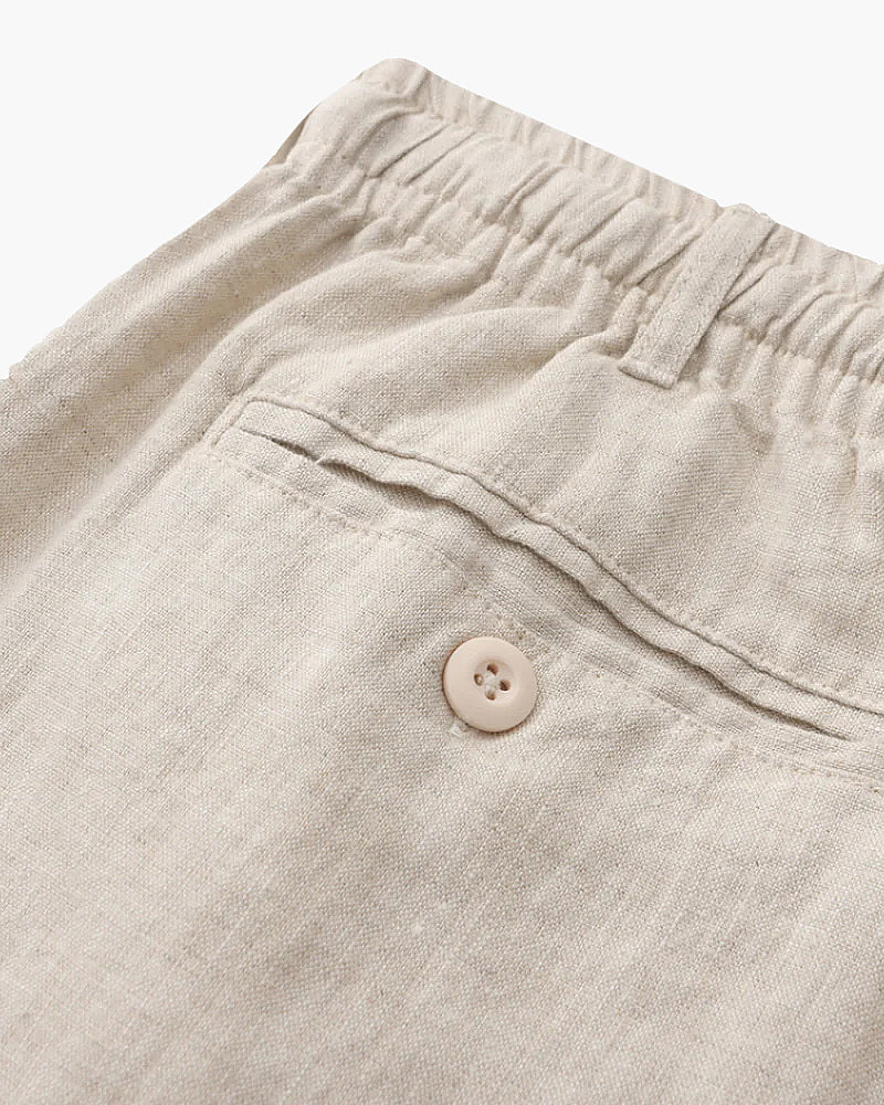Short Casablanca premium en lin – vue 8