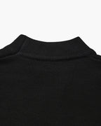 Pull essentiel côtelé à col montant – vue 4