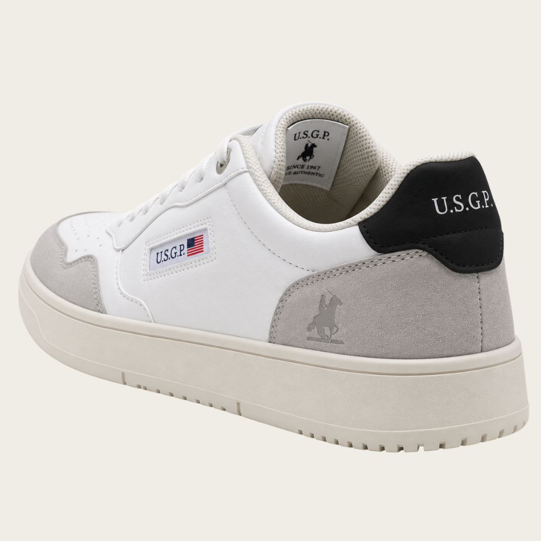 U.S. Grand Polo Retro Baskets — Blanc