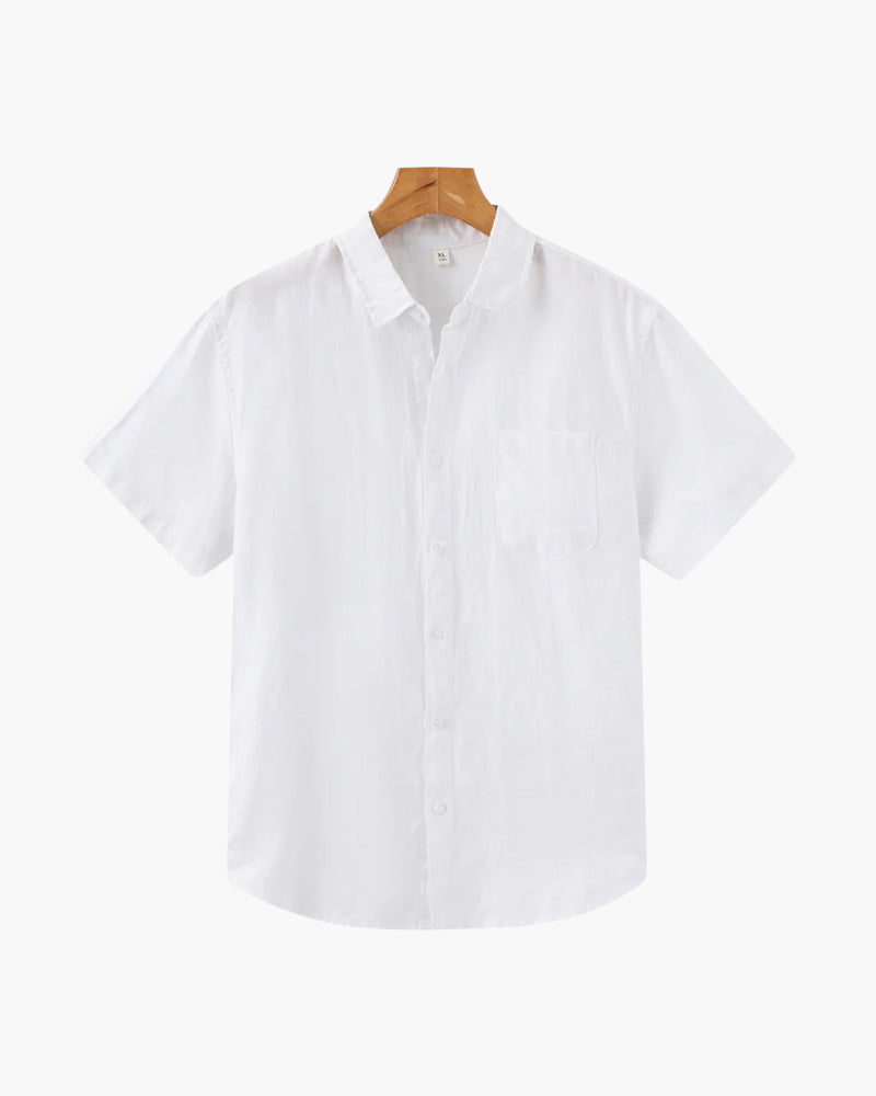 Chemise Cape Town en lin à manches courtes – vue 7
