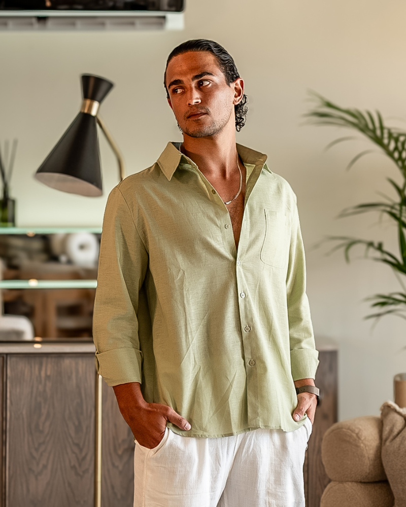 Chemise Cape Town 100 % lin – vue 15