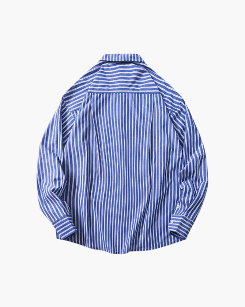 Chemise rayée oversize – vue 6