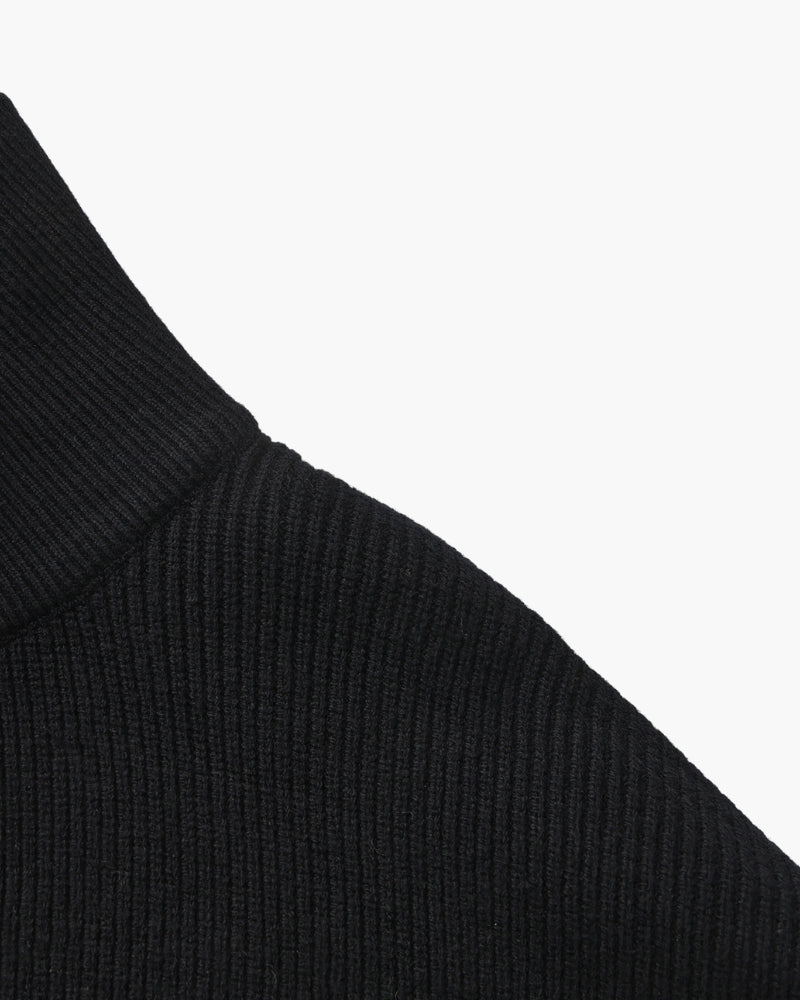 Pull raffiné en maille à demi-zip – vue 5