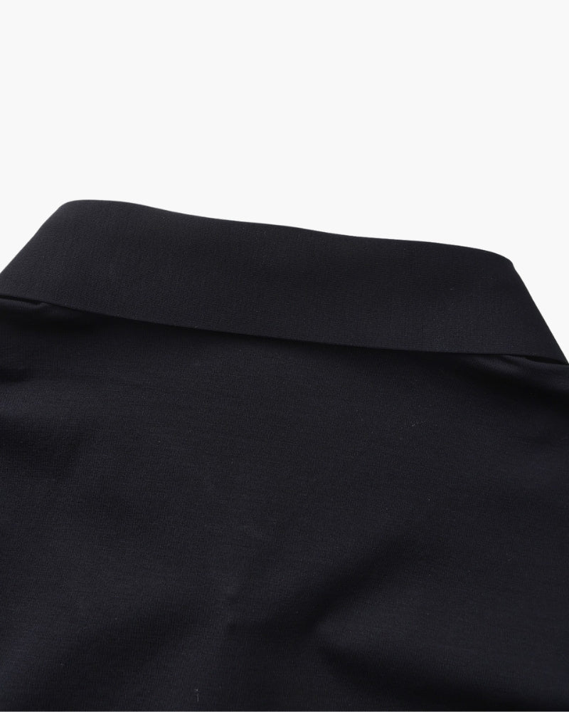 Chemise ajustée en coton extensible – vue 5