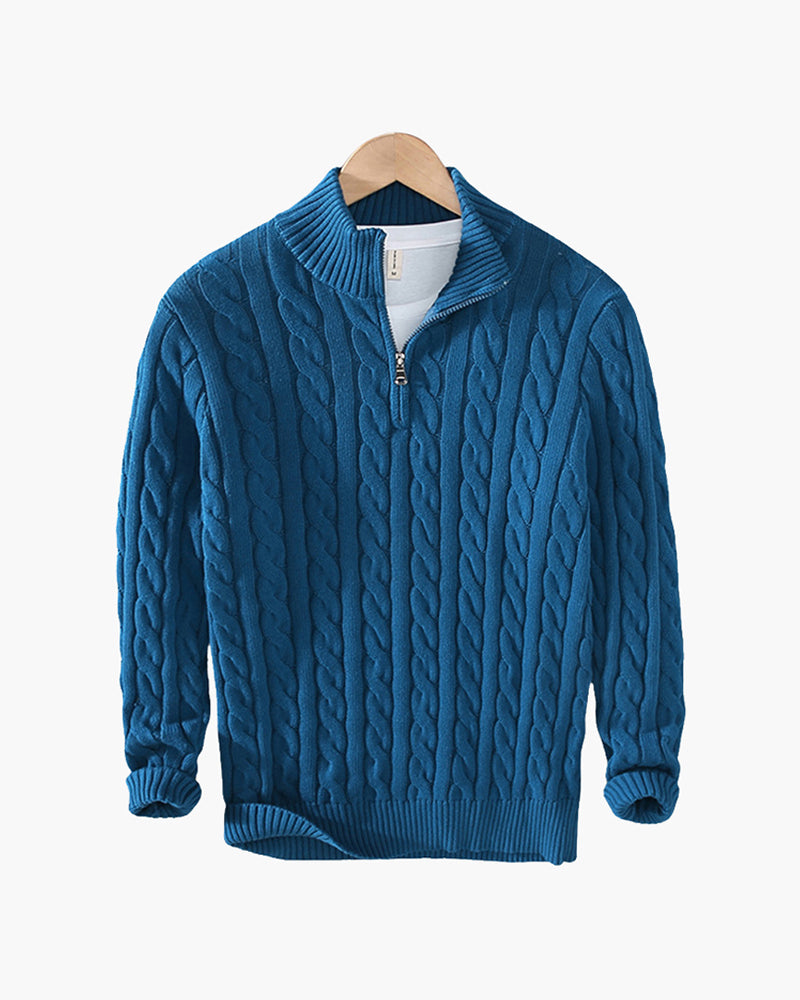 Pull Verbier à demi-zip – vue 11