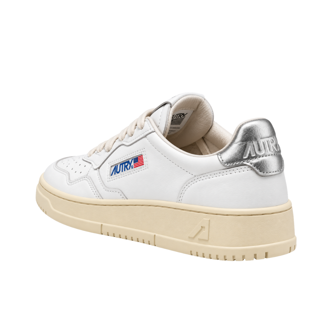 Autry Medalist Low | Blanc / Argent | LL05