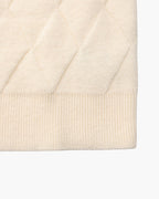 Pull col rond en maille losange – vue 5