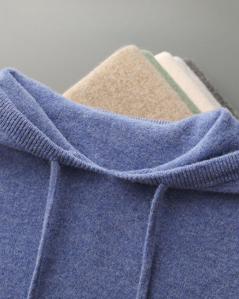Sweat à capuche 100 % cachemire – vue 19