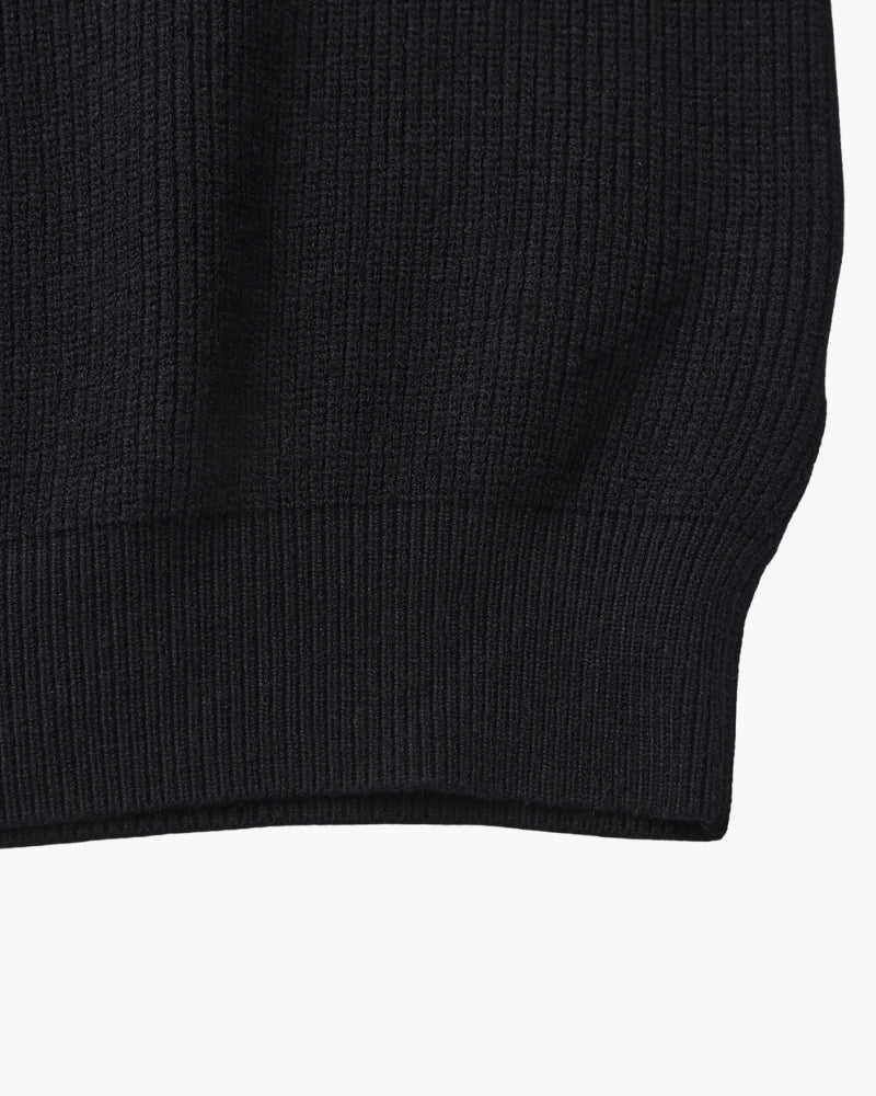 Pull raffiné en maille à demi-zip – vue 6
