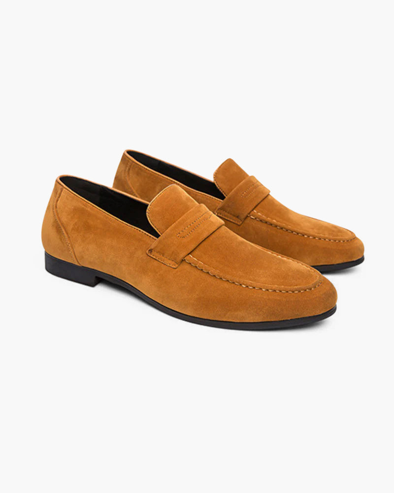 Mocassins penny en daim – vue 6