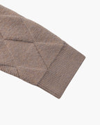 Cardigan Heritage zippé en maille losange – vue 7