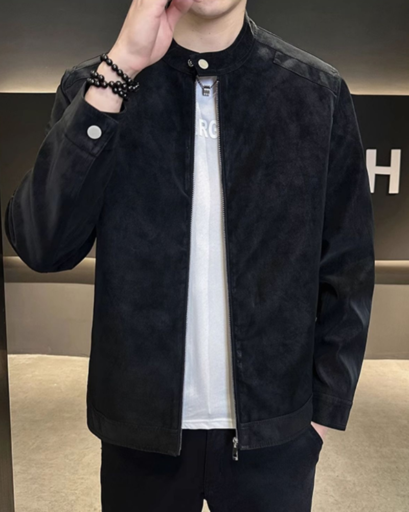 Veste Estate en cuir suédé – vue 3