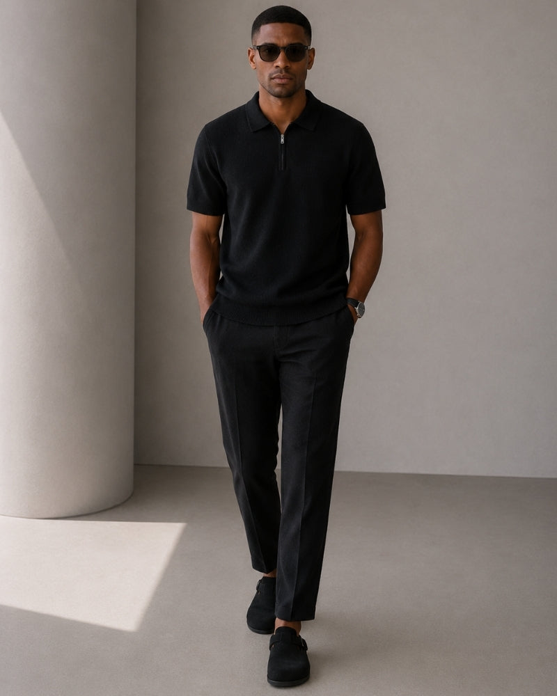 Polo Marbella zippé – vue 11