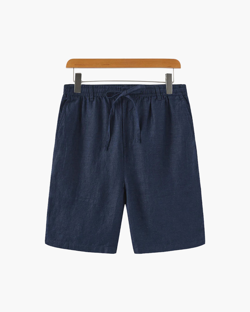 Short Casablanca premium en lin – vue 15