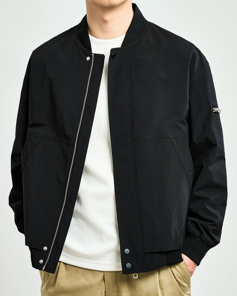 Blouson bomber minimaliste – vue 8