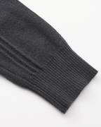 Pull côtelé 100 % cachemire à demi-zip – vue 13