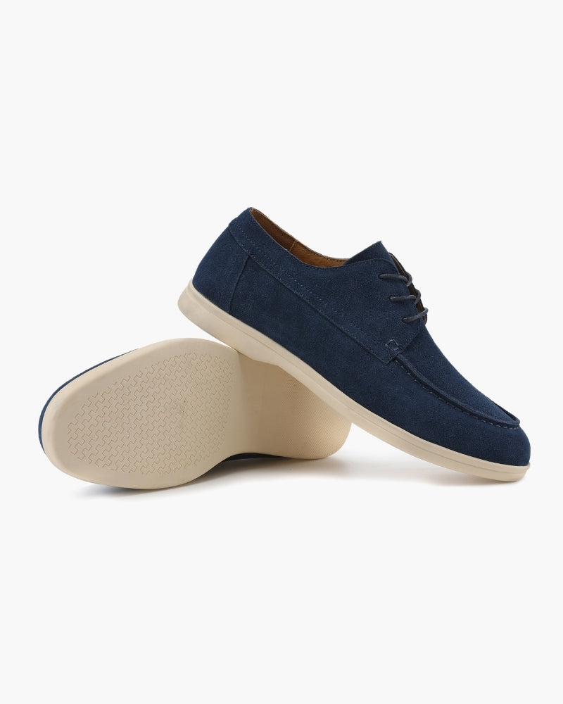 Chaussures à lacets premium en daim – vue 17