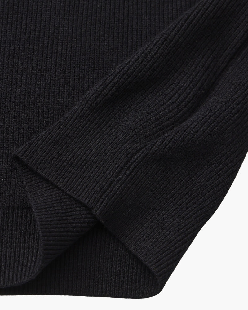 Pull raffiné en maille à demi-zip – vue 7