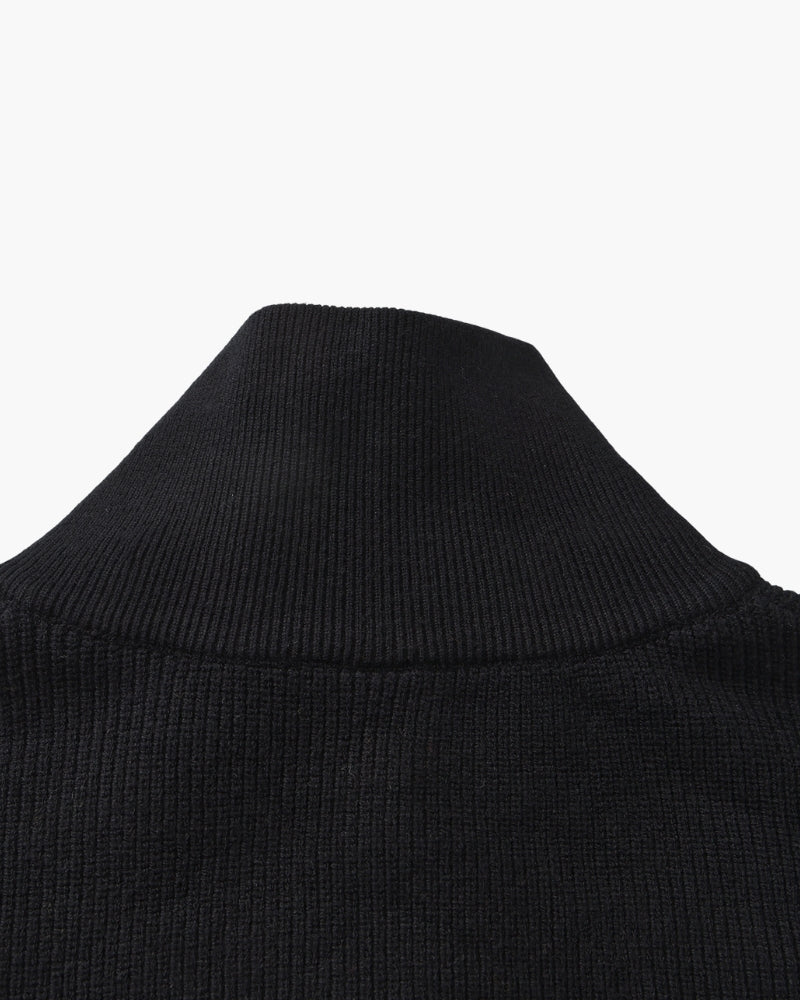 Pull raffiné en maille à demi-zip – vue 8