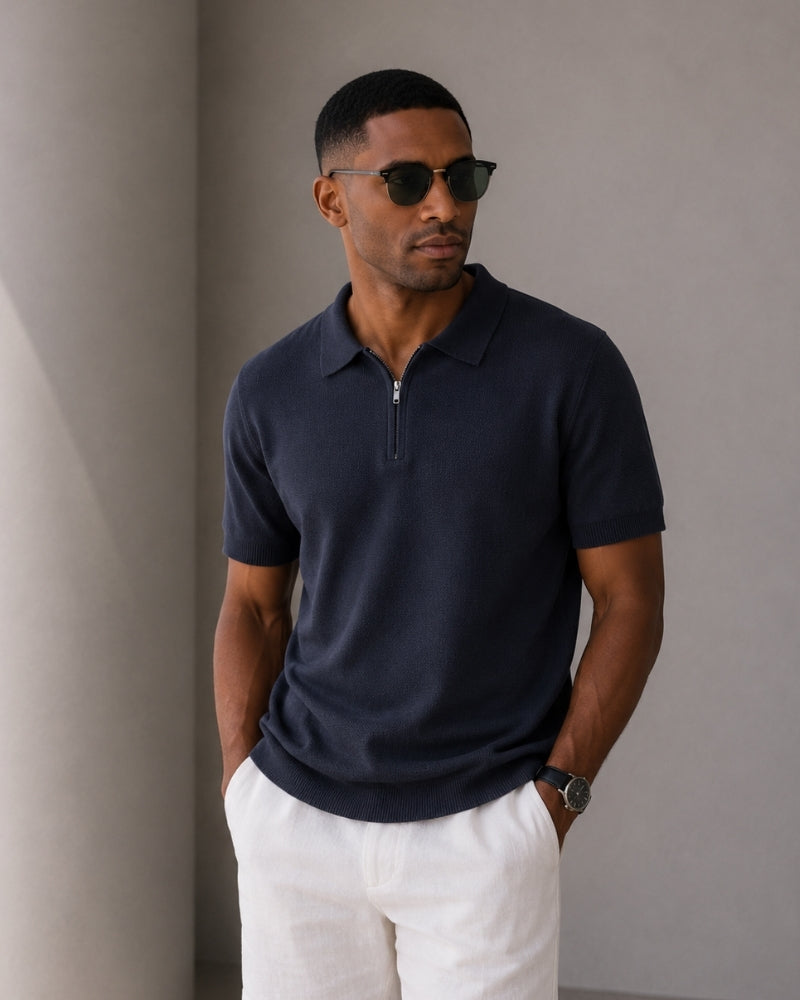 Polo Marbella zippé – vue 8