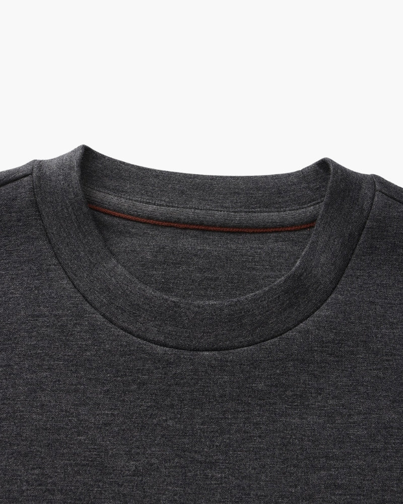 Sweat classique col rond en mélange de modal – vue 10