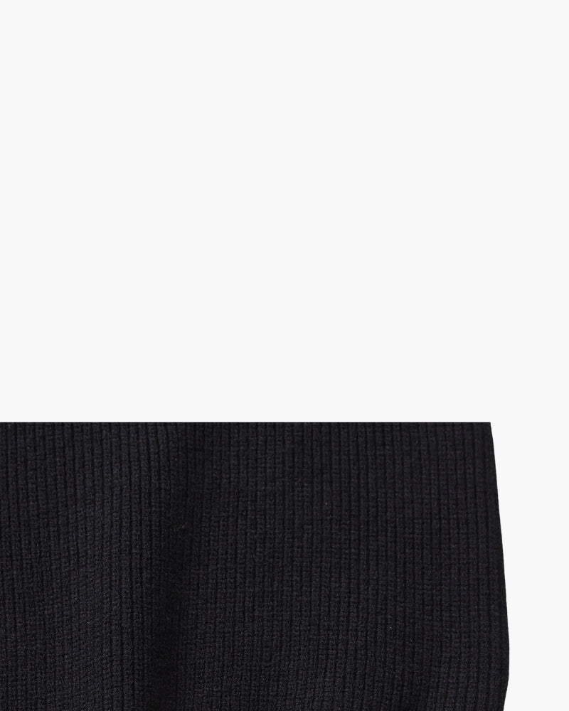 Pull raffiné en maille à demi-zip – vue 9