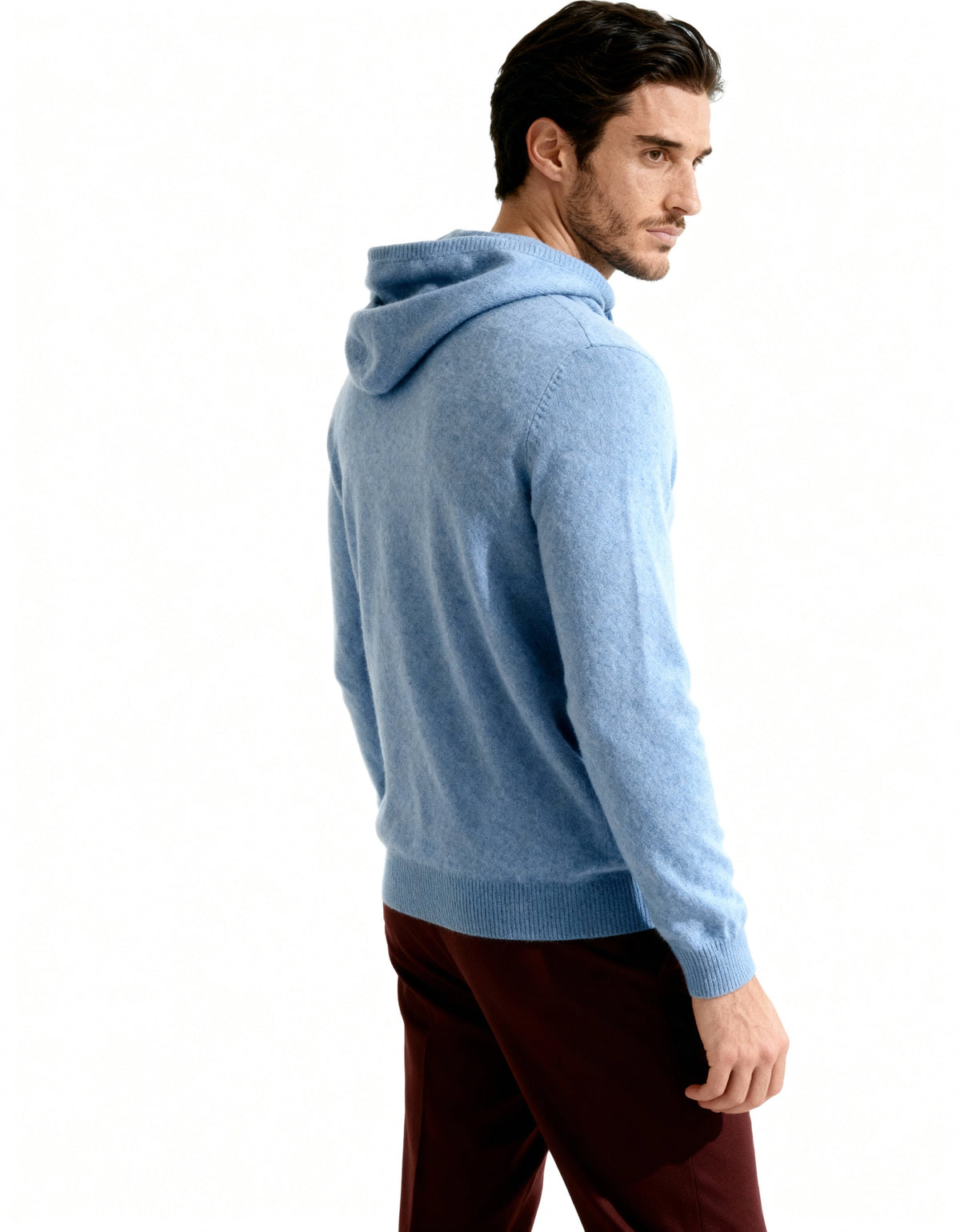 Sweat à capuche 100 % cachemire – vue 18