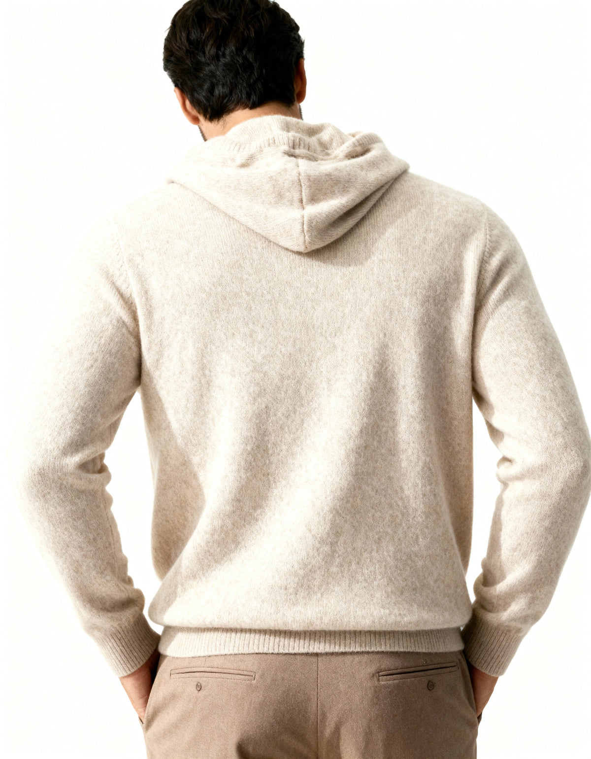 Sweat à capuche 100 % cachemire – vue 9