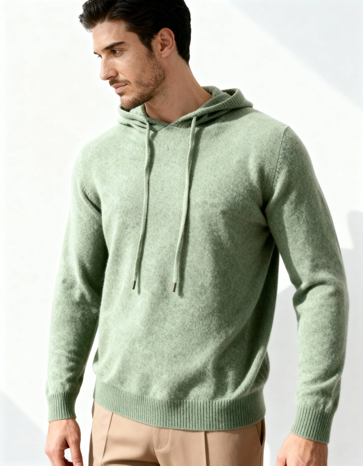 Sweat à capuche 100 % cachemire – vue 13