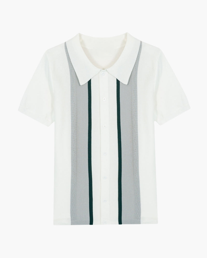 Polo Bradford en maille – vue 2