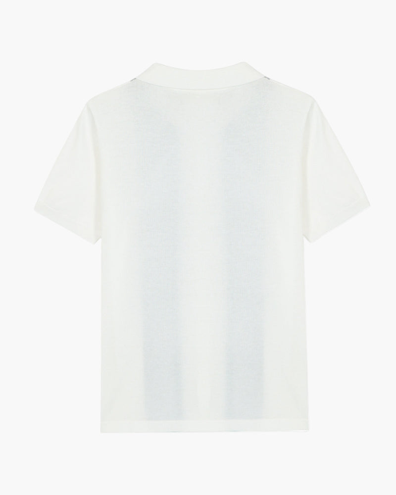 Polo Bradford en maille – vue 3