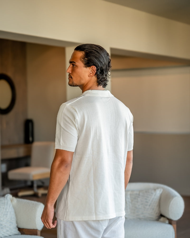 Polo Bradford en maille – vue 4