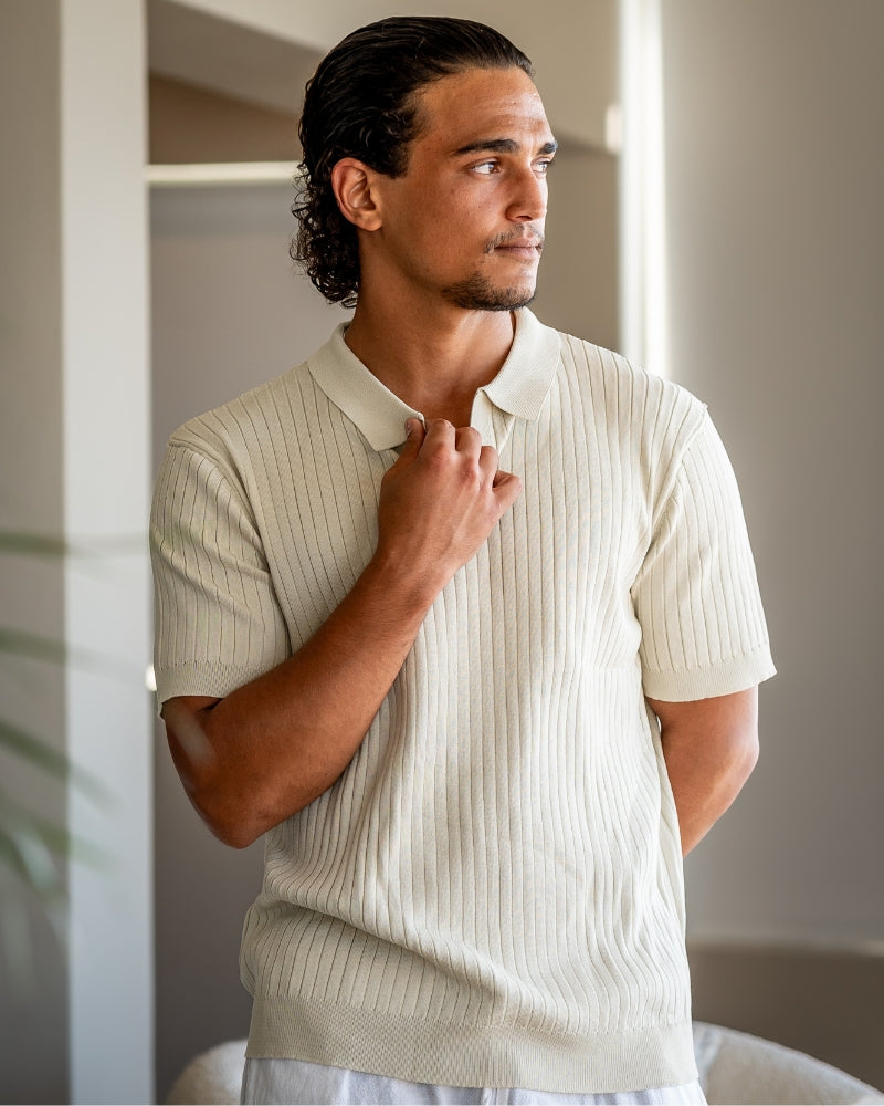 Polo premium côtelé – vue 5