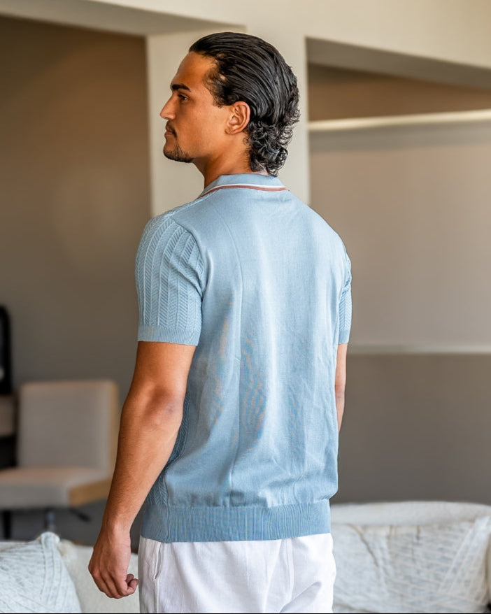 Polo Ashford en maille – vue 3