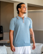 Polo Ashford en maille – vue 1