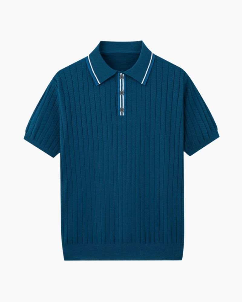 Polo Ashford en maille – vue 4